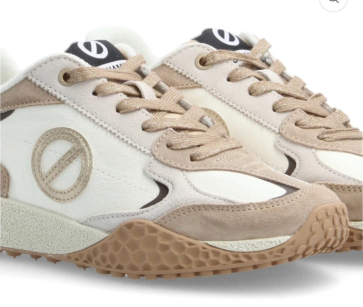 Baskets NO NAME KATE SNEAKER W BLANC CASSE/BEIGE