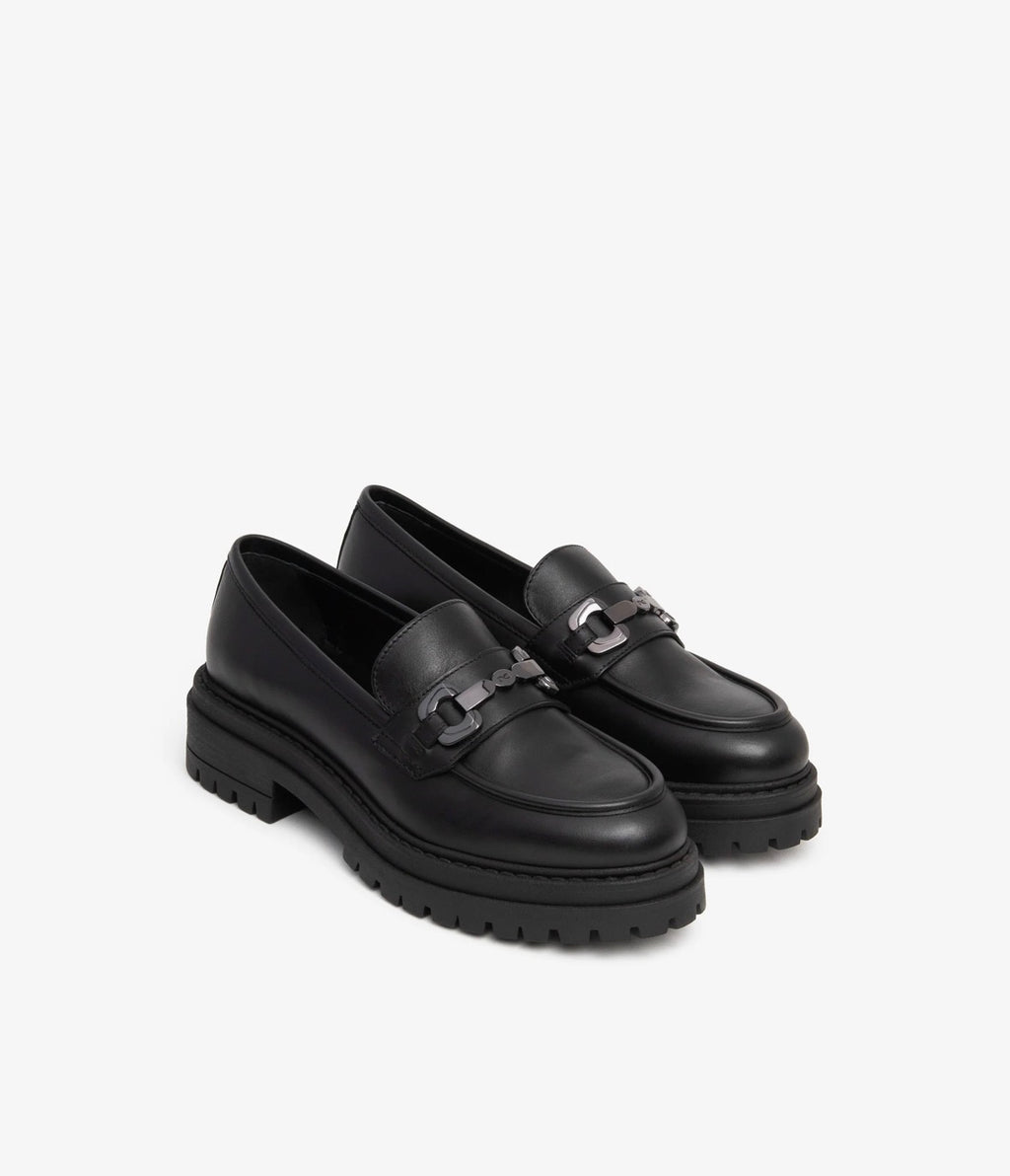 Mocassins NERO GIARDINI cuir noir
