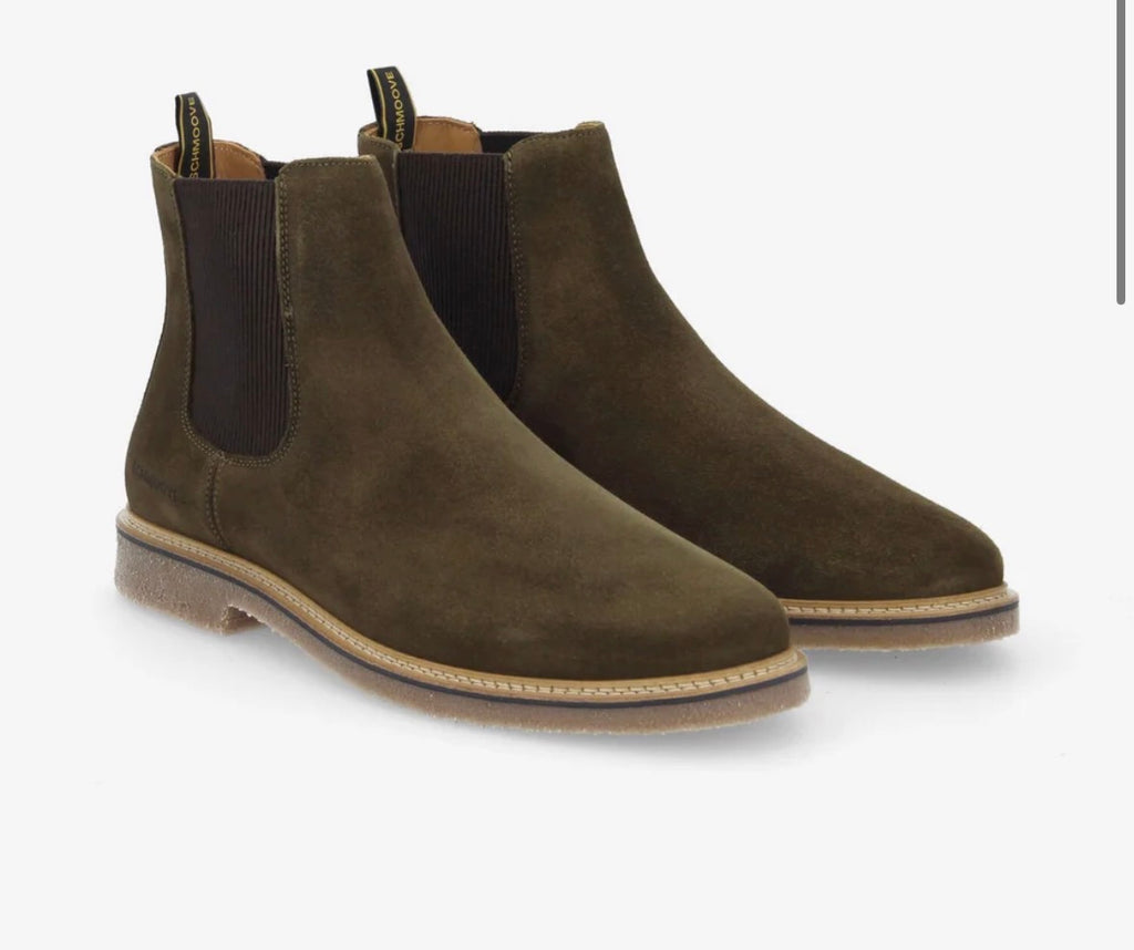Bottines SCHMOOVE Dublin Chelsea M Vert Capres