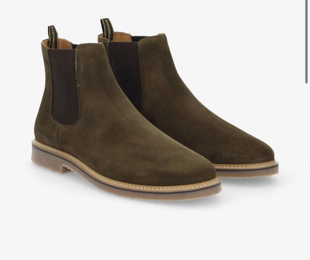 Bottines SCHMOOVE Dublin Chelsea M Vert Capres