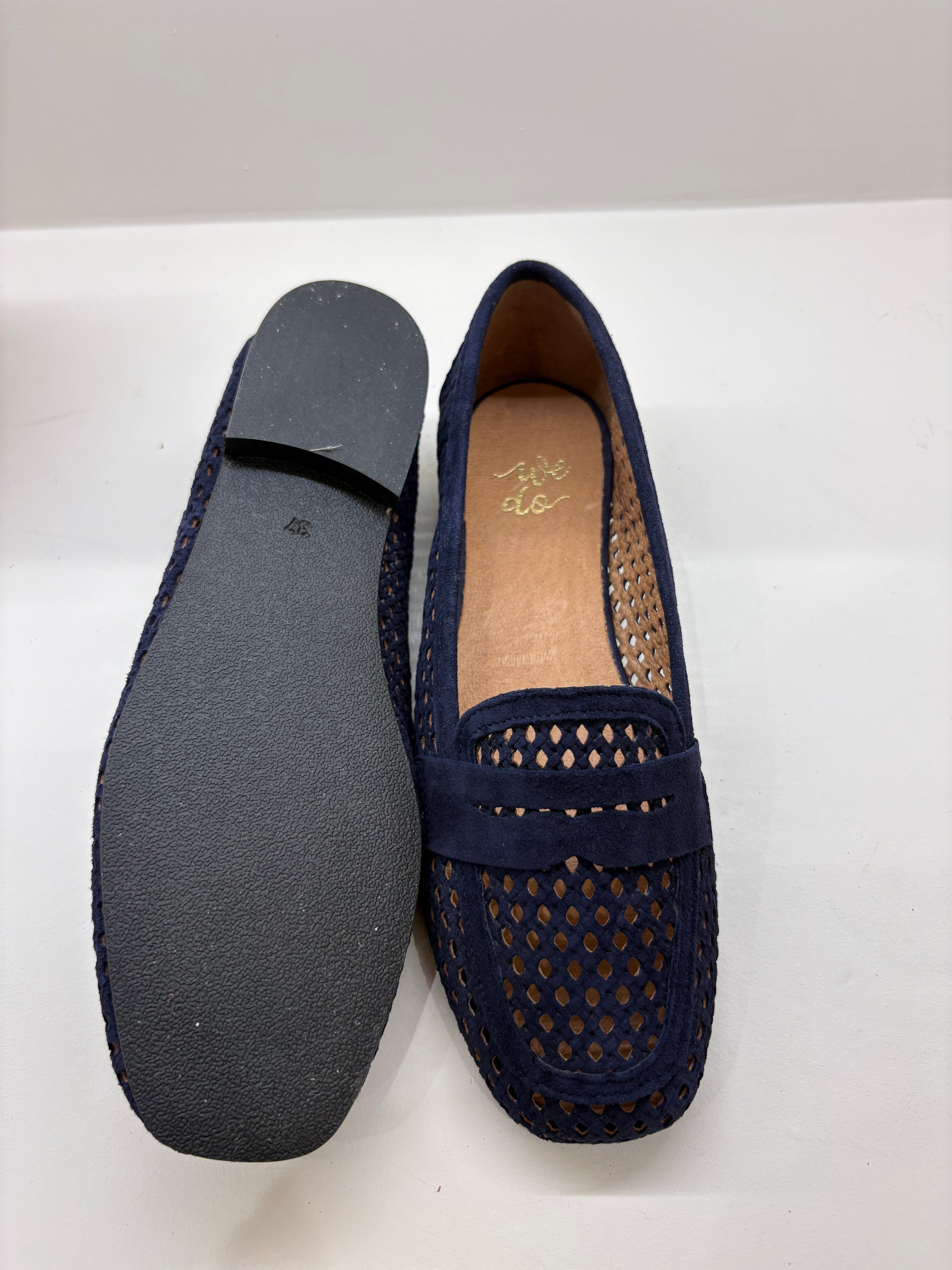 Mocassins WEDO Suède marine