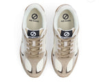 Baskets NO NAME KATE SNEAKER W BLANC CASSE/BEIGE
