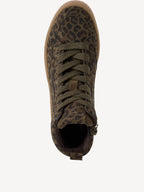 Baskets TAMARIS léopard kaki