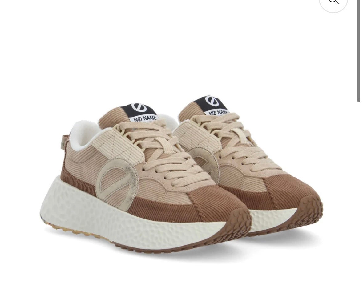 Baskets NO NAME CARTER RUNNER W BEIGE/MARRON