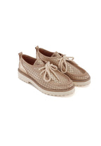 Derbies cuir EMILIE KARSTON Alpina Doré/Platine