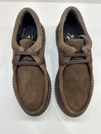 Derbies Wallabee WE DO à Plateforme Striée en Daim Marron — Look Urban-Chic