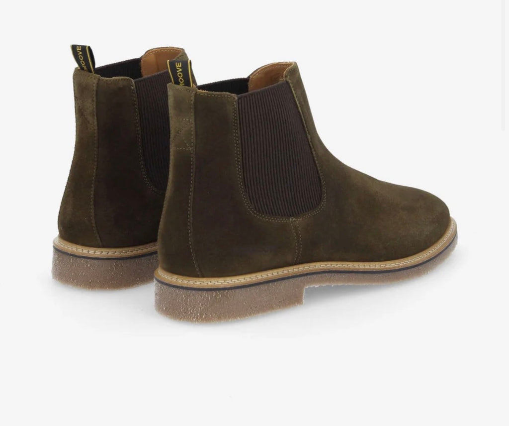 Bottines SCHMOOVE Dublin Chelsea M Vert Capres
