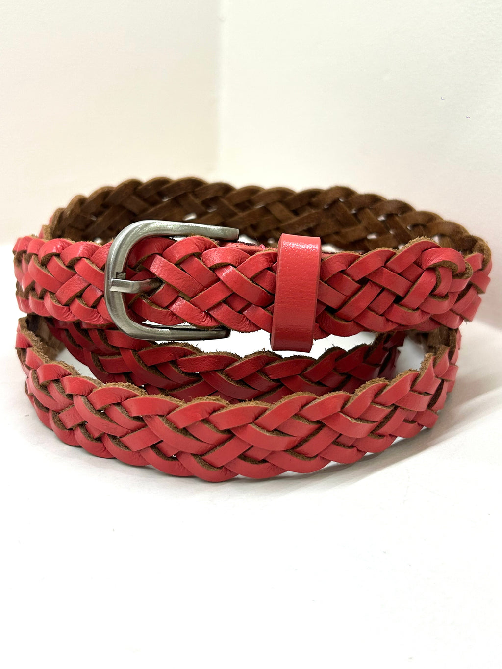 Ceinture cuir Claire corail