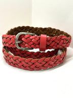 Ceinture cuir Claire corail