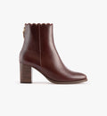 Bottines Giselle - Cuir lisse whisky - MAISON TOUFFET