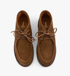 Derby Ava Cuir velours taupe - MAISON TOUFFET