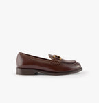 Mocassins Lyna - Cuir glacé whisky - MAISON TOUFFET