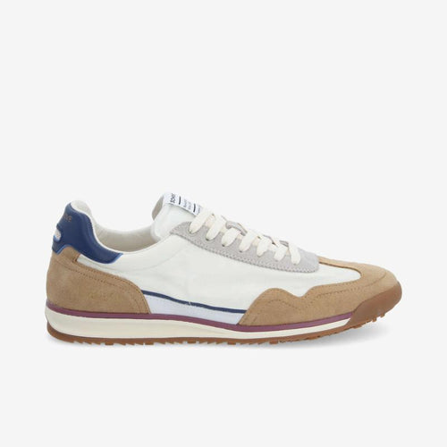 Basket SCHMOOVE Camden NYLON/SUEDE/NAP • BLANC CASSÉ/CAMEL/BLEU MARINE