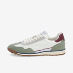Basket SCHMOOVE Camden NYLON/SUEDE/NAP • BLANC CASSÉ/VERT/BORDEAUX