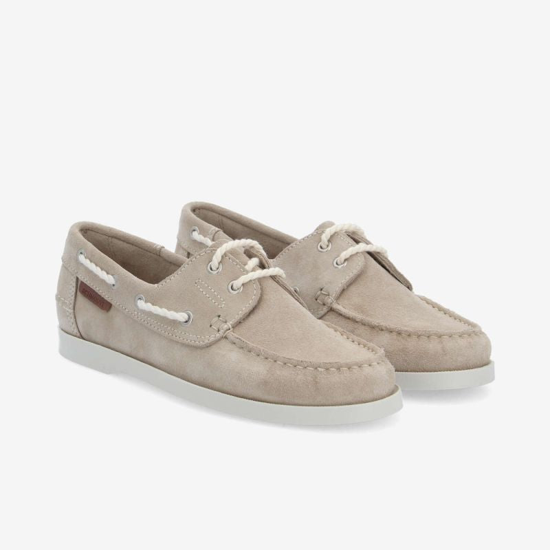 Chaussures bateau SCHMOOVE Shore boat - SUEDE • BEIGE