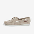 Chaussures bateau SCHMOOVE Shore boat - SUEDE • BEIGE
