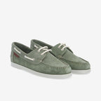 Chaussures bateau SCHMOOVE Shore boat - SUEDE • VERT