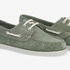 Chaussures bateau SCHMOOVE Shore boat - SUEDE • VERT