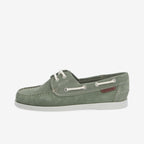 Chaussures bateau SCHMOOVE Shore boat - SUEDE • VERT