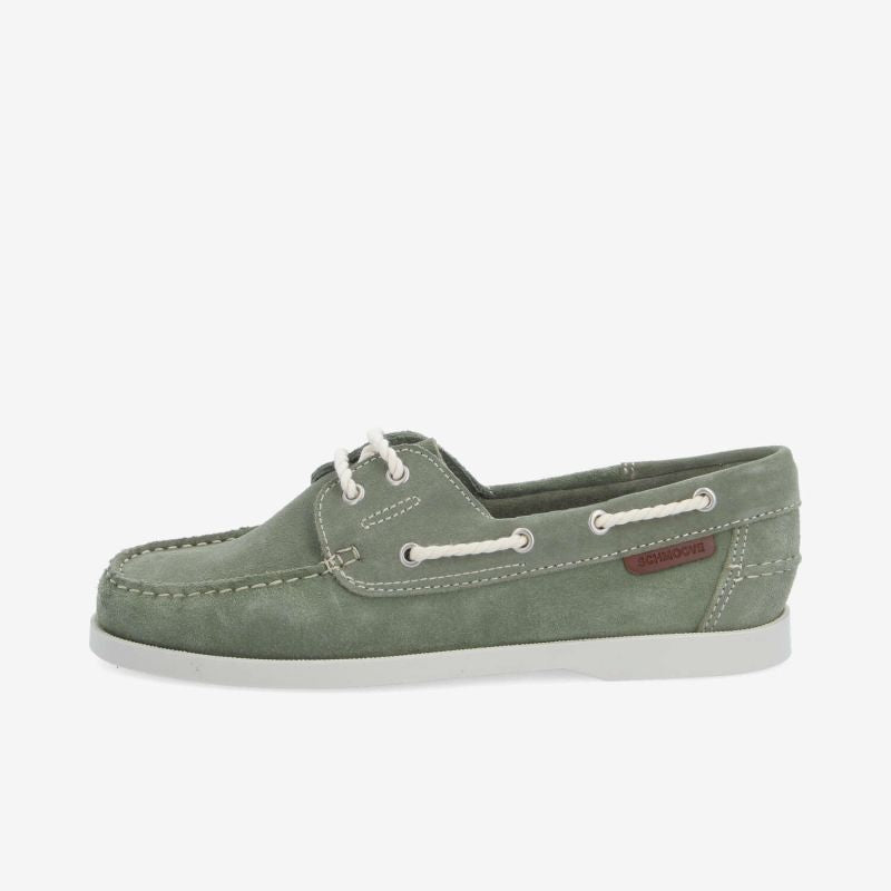 Chaussures bateau SCHMOOVE Shore boat - SUEDE • VERT
