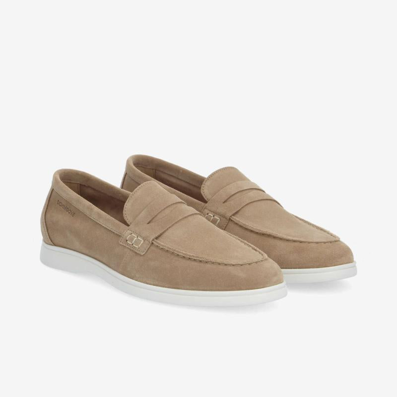 Mocassins bateau SCHMOOVE SUEDE • CAMEL