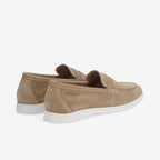 Mocassins bateau SCHMOOVE SUEDE • CAMEL