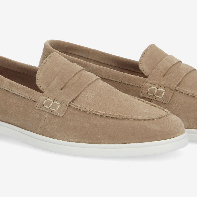 Mocassins bateau SCHMOOVE SUEDE • CAMEL