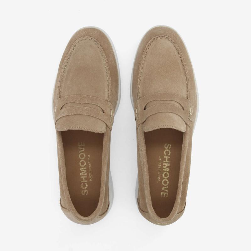 Mocassins bateau SCHMOOVE SUEDE • CAMEL