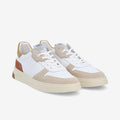 Sneaker SCHMOOVE NAP/SUEDE/MESH • BLANC/MARRON