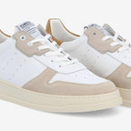 Sneaker SCHMOOVE NAP/SUEDE/MESH • BLANC/MARRON