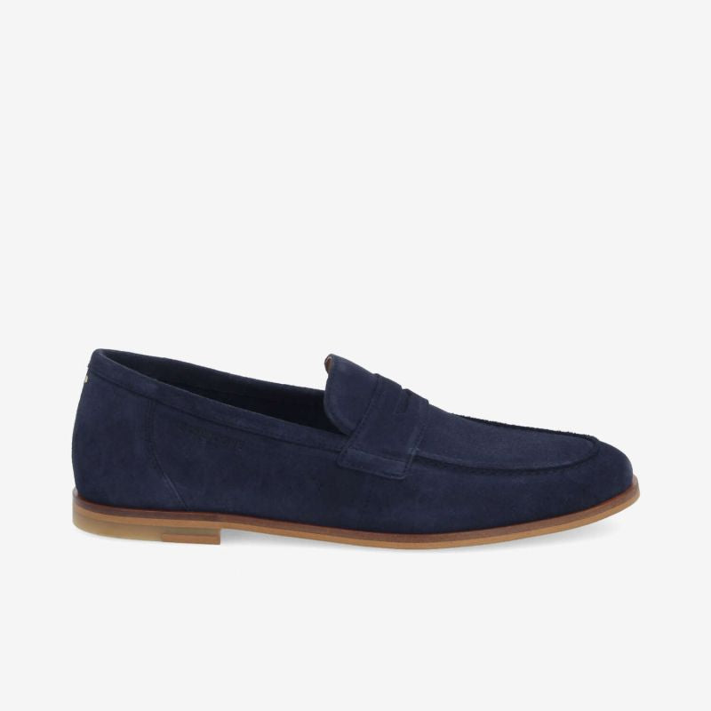 Mocassins SCHMOOVE - SUEDE LEATHER • BLEU MARINE