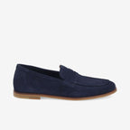 Mocassins SCHMOOVE - SUEDE LEATHER • BLEU MARINE