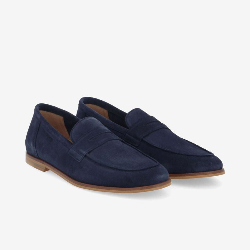 Mocassins SCHMOOVE - SUEDE LEATHER • BLEU MARINE