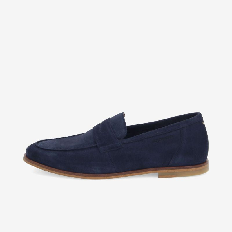 Mocassins SCHMOOVE - SUEDE LEATHER • BLEU MARINE