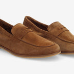 Mocassins SCHMOOVE - COWSUEDE • TABAC