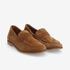 Mocassins SCHMOOVE - COWSUEDE • TABAC