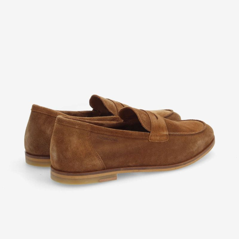 Mocassins SCHMOOVE - COWSUEDE • TABAC