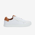 Sneaker SCHMOOVE - NAPPA/SUEDE • BLANC/MARRON