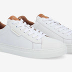 Sneaker SCHMOOVE - NAPPA/SUEDE • BLANC/MARRON