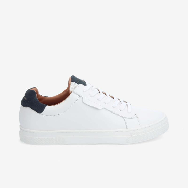Sneaker SCHMOOVE - NAPPA/SUEDE • BLANC/BLEU