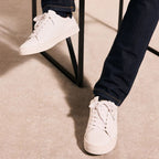 Sneaker SCHMOOVE - NAPPA/SUEDE • BLANC/BLEU