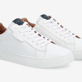 Sneaker SCHMOOVE - NAPPA/SUEDE • BLANC/BLEU