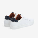 Sneaker SCHMOOVE - NAPPA/SUEDE • BLANC/BLEU