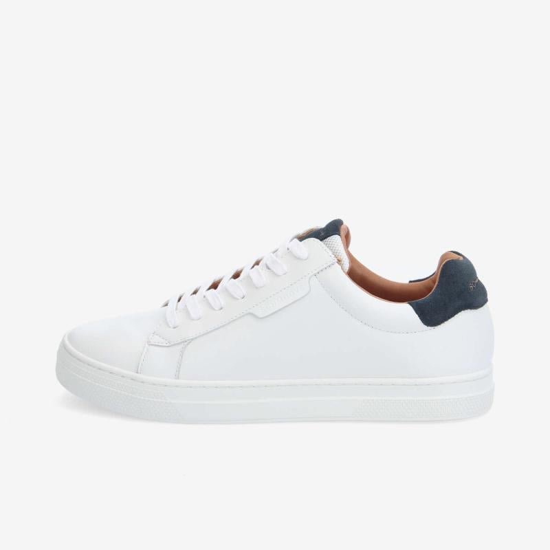 Sneaker SCHMOOVE - NAPPA/SUEDE • BLANC/BLEU