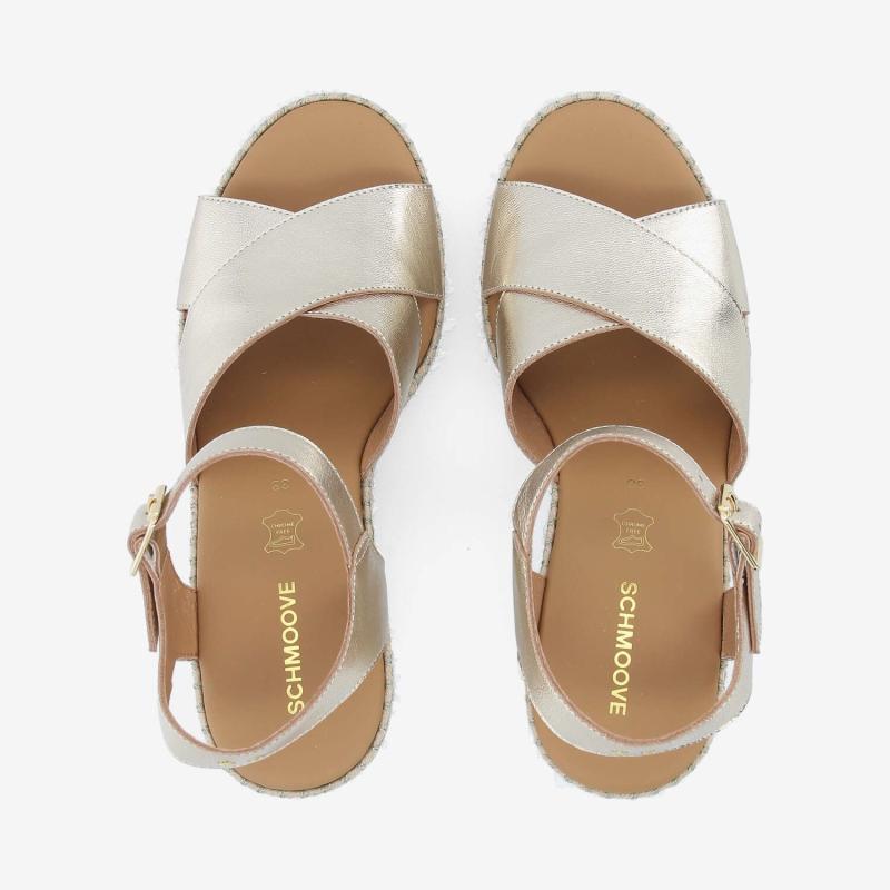 Compensés SCHMOOVE - MINA -
METAL LEATHER • OR