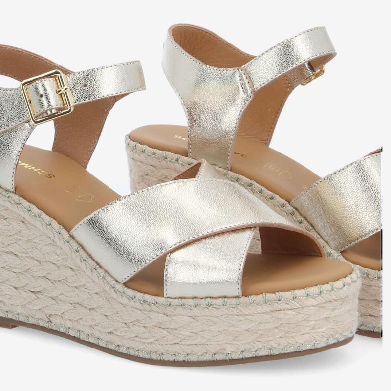 Compensés SCHMOOVE - MINA -
METAL LEATHER • OR