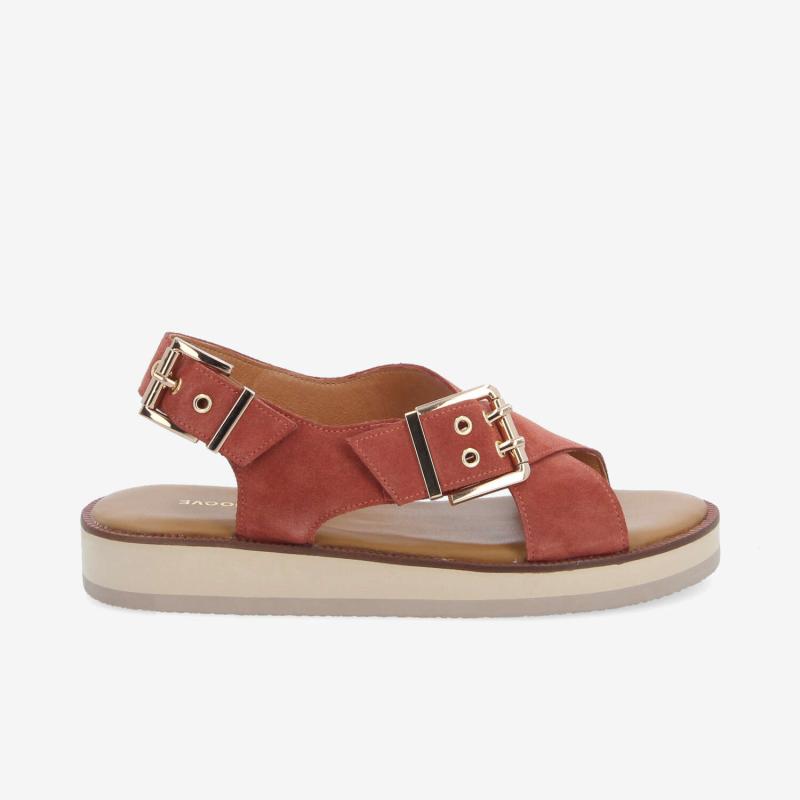 Sandales SCHMOOVE - SIGUI CROSS SANDAL W
SUEDE • TERACOTTA