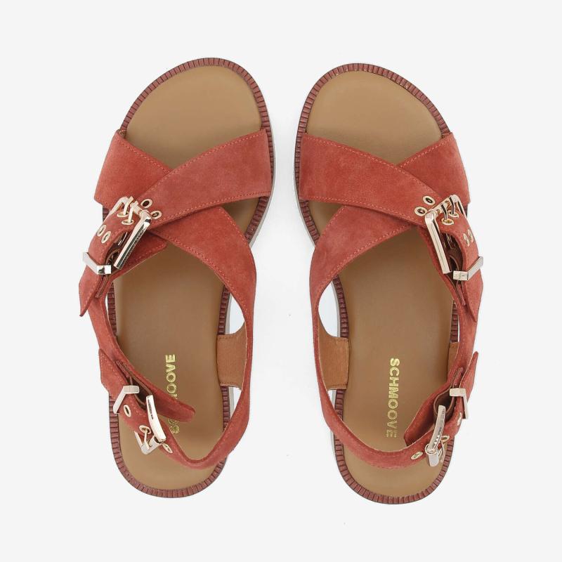 Sandales SCHMOOVE - SIGUI CROSS SANDAL W
SUEDE • TERACOTTA