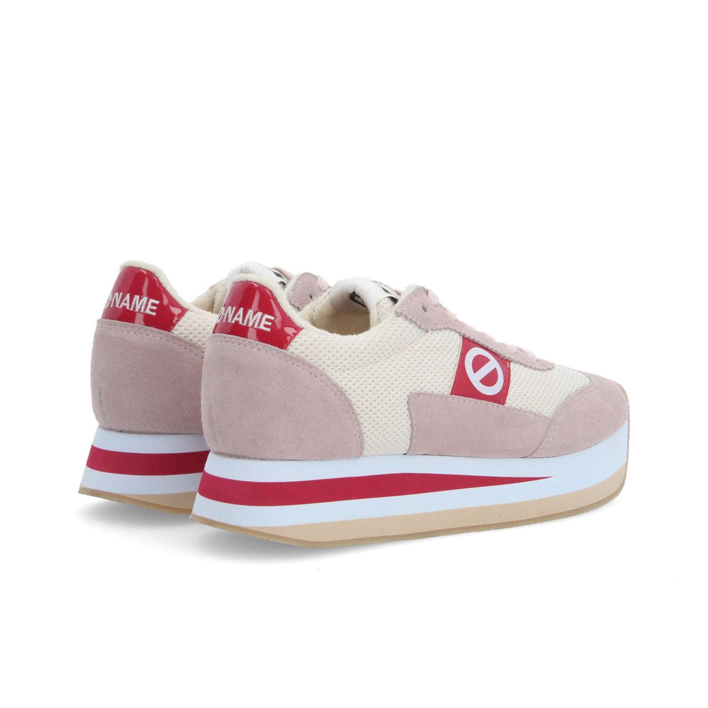 Basket NO NAME FLEX M JOGGER W
BLANC CASSE/ROSE/ROUGE