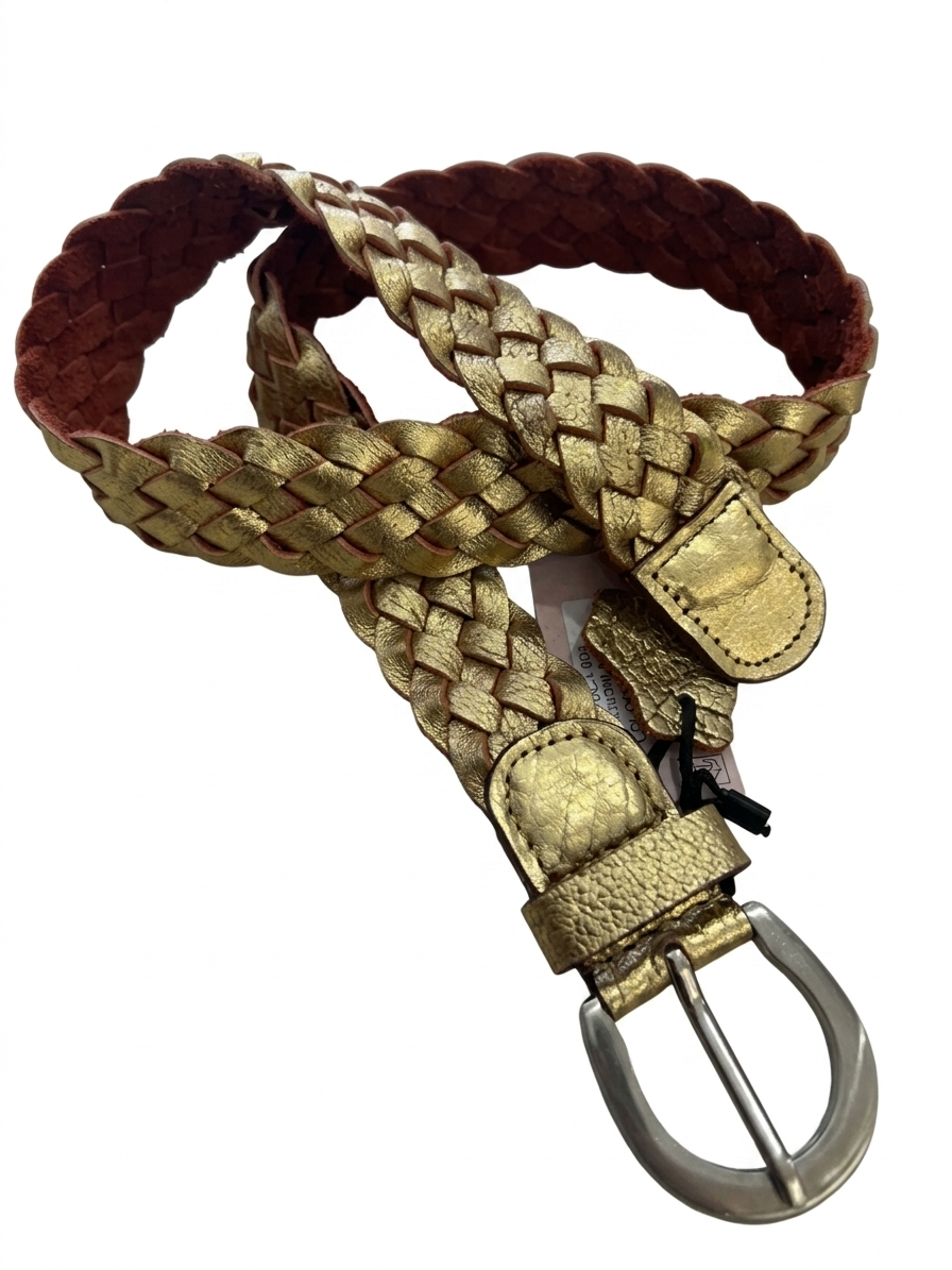 Ceinture en cuir Aurore Gold ￼